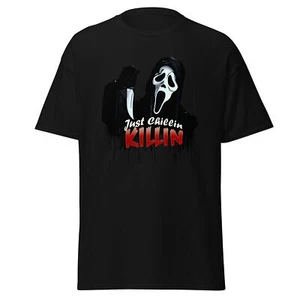 scream Ghost face shirt horror movie shirt just chilling killing - Picture 1 of 3