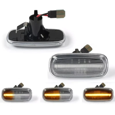 2x For Audi A6 A8 A2 A3 A4 TT 8N Sequential LED Side Marker Blinker Signal Light - Image 1 of 4