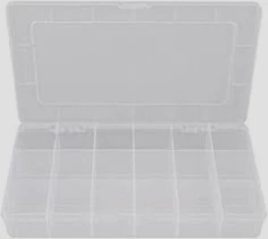 18 Small Bin Portable Parts Storage Container Case Tool Shop Mechanic Organize - Picture 1 of 2