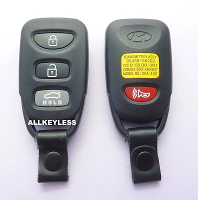 Nuevo OEM 2006-10 HYUNDAI SONATA ELANTRA entrada sin llave mando a distancia llavero OSLOKA-310T Foto 1 de 4