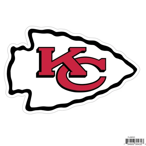 Kansas City Chiefs Licensed Outdoor Rated Logo Magnet (NFL Football) Cover