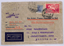 URUGUAY Air Mail 1932 Cover *AEROPOSTALE* Stationery Montevideo Berlin YU161