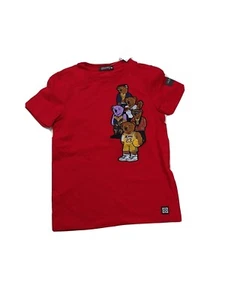 Hudson Outerwear boys medium SS TEE 100%AUTHENTIC king 23 red - Picture 1 of 6