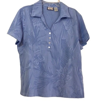 Top floral mediano para mujer Caribbean Joe Foto 1 de 3