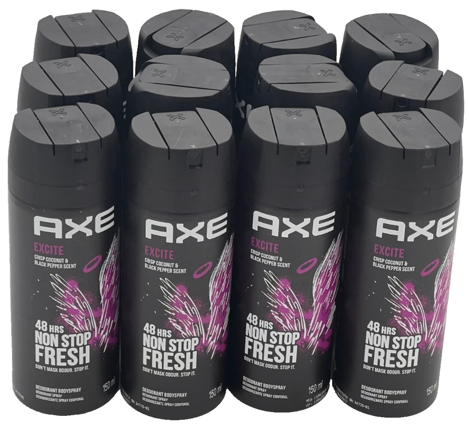 AXE BODY SPRAY EXCITE 48 HORAS FRESCO #12 DESODORANTES - 97 G 150 ML - ENVÍO GRATUITO Foto 1 de 1