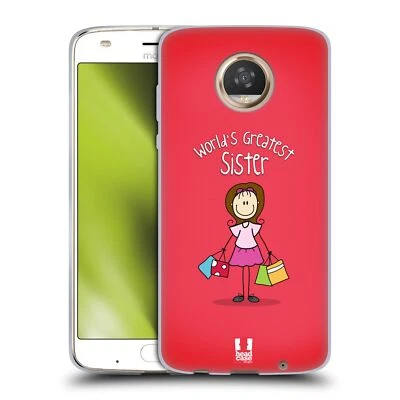 HEAD CASE DESIGNS WORLD'S GREATEST FAMILY SOFT GEL CASE FOR MOTOROLA PHONES - Image 1 of 4