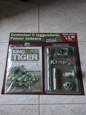 King Tiger Panzer - Modello RC. scala 1:16 - Prima Uscita numero 1 Hachette - Immagine 1 di 2