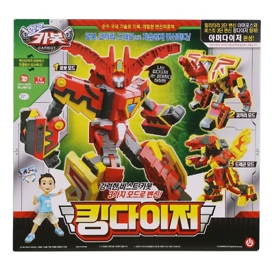 Hello Carbot King Daizer Elephant Dragon Beast Korean Transforming Robot - Image 1 of 4