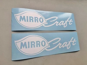 Mirrocraft Boats Decals SET OF 2 Vinyl Decal Stickers - Picture 1 of 4