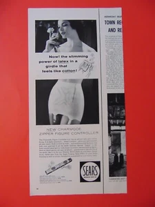 1959 CHARMODE ZIPPER FIGURE CONTROLLER SEARS ROEBUCK and CO. photo art print ad - Picture 1 of 1