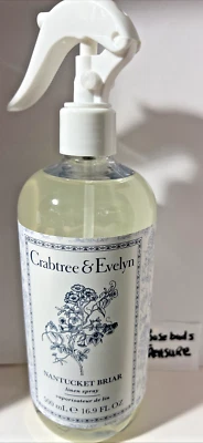 Spray de lino Crabtree & Evelyn Nantucket Briar 16,9 fl oz nuevo Foto 1 de 3