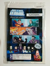 Justice League Unlimited Bobbing Head Heroes (2009) Sealed, Arby's, Superman