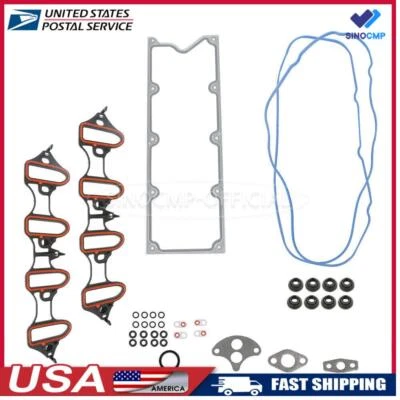Intake Manifold Gasket Kit For Chevy Silverado 1500 GMC Sierra 1500 4.8 5.3L NEW - Image 1 of 4