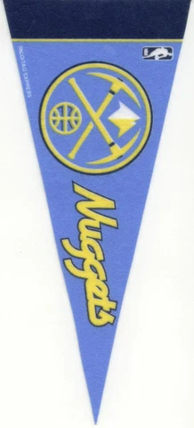 DENVER NUGGETS PENNANT NBA MINI FELT 9" LONG OFFICIALLY LICENSED BASKETBALL Cover