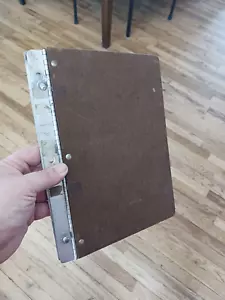 Vintage 3 Ring Loose Leaf Binder Liberty Record Binders Hard Cover Ledger Book - Picture 1 of 8