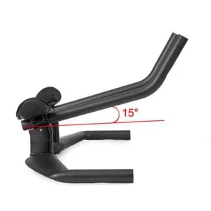 Carbon Triathlon Time Trial Bike Rest Handlebar 15 Degrees Left and Right Arms - Picture 1 of 22
