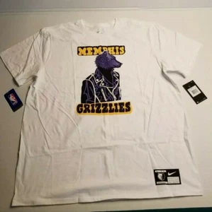 Nike Memphis Grizzlies Mens Shirt 2XL White with thriller jacket. NEW With Tags - Picture 1 of 9