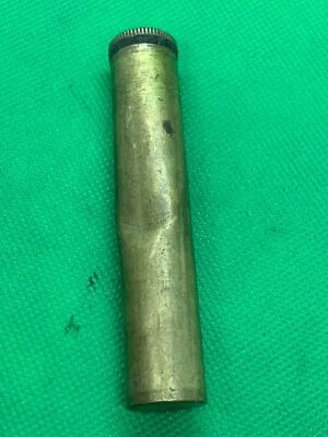 Original WW1 / WW2 British Army SMLE Lee Enfield Rifle Brass Oil Bottle Foto 1 de 4