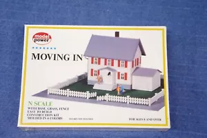 Model Power 1553 N-Scale Moving In Ready to assemble kit. Six molded colors. - Picture 1 of 2