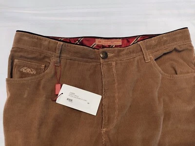 reducido... NUEVO CON ETIQUETAS $495 Luciano Barbera 5 Bolsillos Jean Corte Pantalón Algodón Cachemira 36 Foto 1 de 4