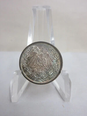 1917-A Germany 1/2 Half Mark 90% Silver German Coin Berlin Mint KM #17 - Image 1 of 4