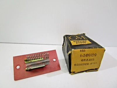 NOS GM 1964-65 OLDSMOBILE HEATER BLOWER MOTOR RESISTOR #589159 JETSTAR DELTA 88 - Imagem 1 de 4