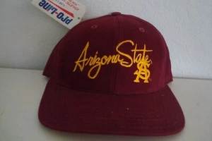 ARIZONA STATE SUN DEVILS   STRAPBACK DEADSTOCK HAT CAP VINTAGE B2 - Picture 1 of 2