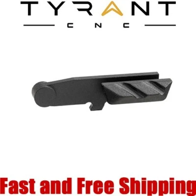 TYRANT DESIGNS CNC Tyrant CNC Extended Slide Catch Lever for Sig Sauer P365 /P365 Macro - Black