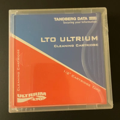 Tandberg Data LTO Ultrium Cleaning Cartridge 1/2" Cartridge Tape - Bild 1 von 3