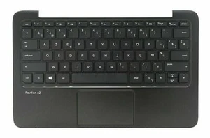 Belgian palmrest with keyboard for HP PAVILION X2 11-H /HPX34-BEL-PB - Afbeelding 1 van 2