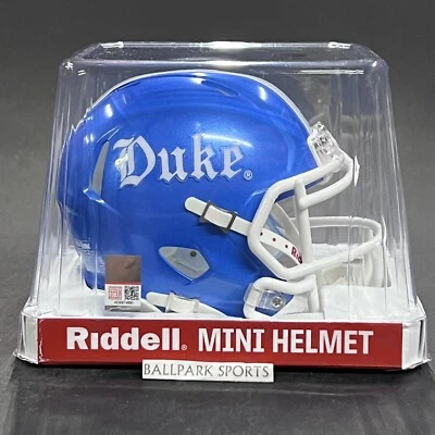 Duke Blue Devils Riddell Speed Mini Helmet Gothic Blue NCAA Licensed Brand New! - Image 1 of 4