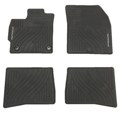 2012-2015 PRIUS ALL WEATHER FLOOR MATS PT908-47122-20 GENUINE TOYOTA ACCESSORY - Imagem 1 de 3