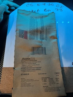 Conjunto de junta de tampa de válvula de motor Fel-Pro VS 50423 R compatível com 92-95 Toyota Paseo 1.5L-L4 - Imagem 1 de 4