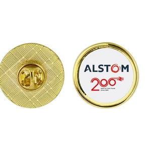 Alstom Train Maker 200 Years Badge British Rail 1825 Anniversary - Picture 1 of 1