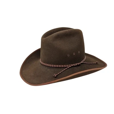 Resistol Chaparral 4X Beaver Felt Western Hat Size 6 7/8 Brown Pecan Vintage 90s - Image 1 of 4