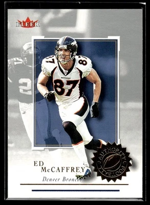 2001 Fleer Authority Ed McCaffrey Denver Broncos #50 - Image 1 of 2