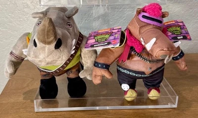 Teenage Mutant Ninja Turtles Mutant Mayhem Bebop and Rocksteady 8" Stuffed Plush - Image 1 of 4