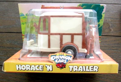 Remolque Chevron Cars Horace'N 1997 rancho de diez galones marrón y blanco nuevo en paquete Foto 1 de 2