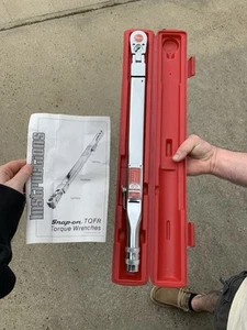 Snap-On Tools USA TQFR250 1/2" Torque Wrench 40-250 ft-lb with Original Case - Picture 1 of 15