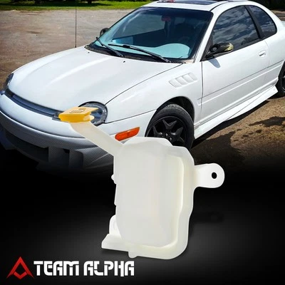 Подходит для 1995-1999 Dodge/Chrysler/Plymouth неоновый переливной бак резервуара охлаждающей жидкости с крышкой - Изображение 1 из 4
