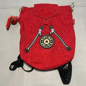KIPLING FUNDAMENTAL BACKPACK RUCKSACK BAG NYLON DRAWSTRING SVEN Keychain MONKEY - Picture 1 of 10