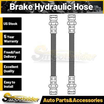 Centric 零件 2 件前刹车液压软管适用于保时捷 914 1971 - 1975 1976 — 第 1/2 张图片