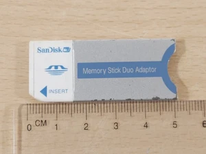 SanDisk Memory Stick Duo Adapter Card for Sony Cyber-Shot Cameras - Picture 1 of 2