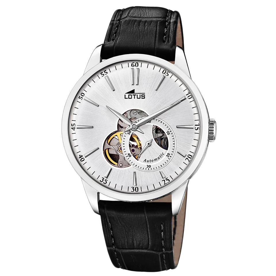 Lotus Orologio da polso Uomo Nero Analogico 18536/1 Cinturino in Pell Ul18536 /