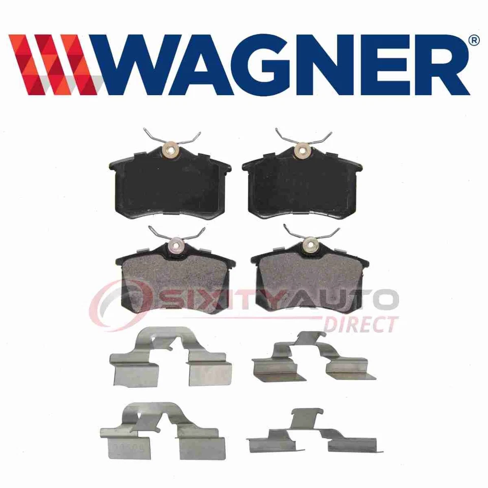 Wagner Brake Rear Disc Brake Pad Set for 1986-1988 Volkswagen Scirocco - ju Foto 1 de 4