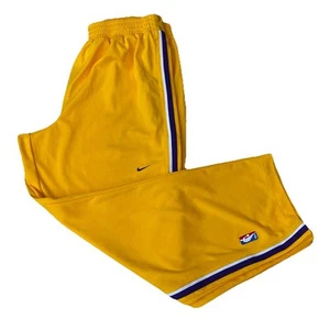 Vintage Nike Los Angeles Lakers Tear Away Snap Warm Up Pants NBA Kobe XL 34”W - Picture 1 of 13