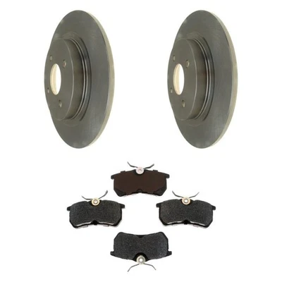 For Ford Focus 02-04 Raybestos R-Line Plain Rear Brake Kit w Semi-Metallic Pads Foto 1 de 4