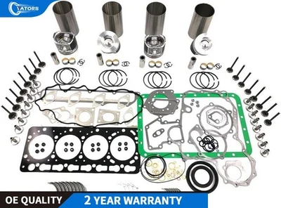 Engine Rebuild Kit 1G527-21110 for Kubota V3300 V3300DI V3300DI-T Engine - Image 1 of 4