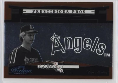 2005 Playoff Prestige Prestigious Pros Orange /500 Don Sutton #PP-39 HOF - Image 1 of 2