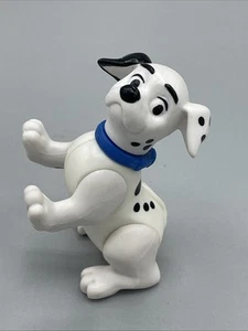 Disney 101 Dalmatians 2.5" Puppy Dog in Blue Collar Posable Action Figure Toy  - Picture 1 of 5